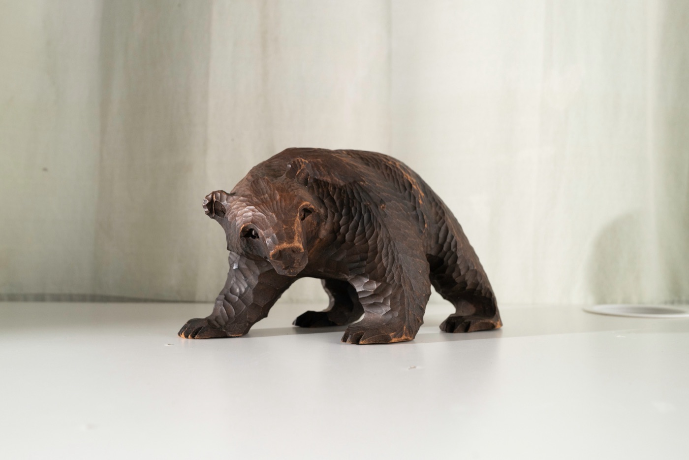 kibori kuma hokkaidos wooden bear craft photo 4