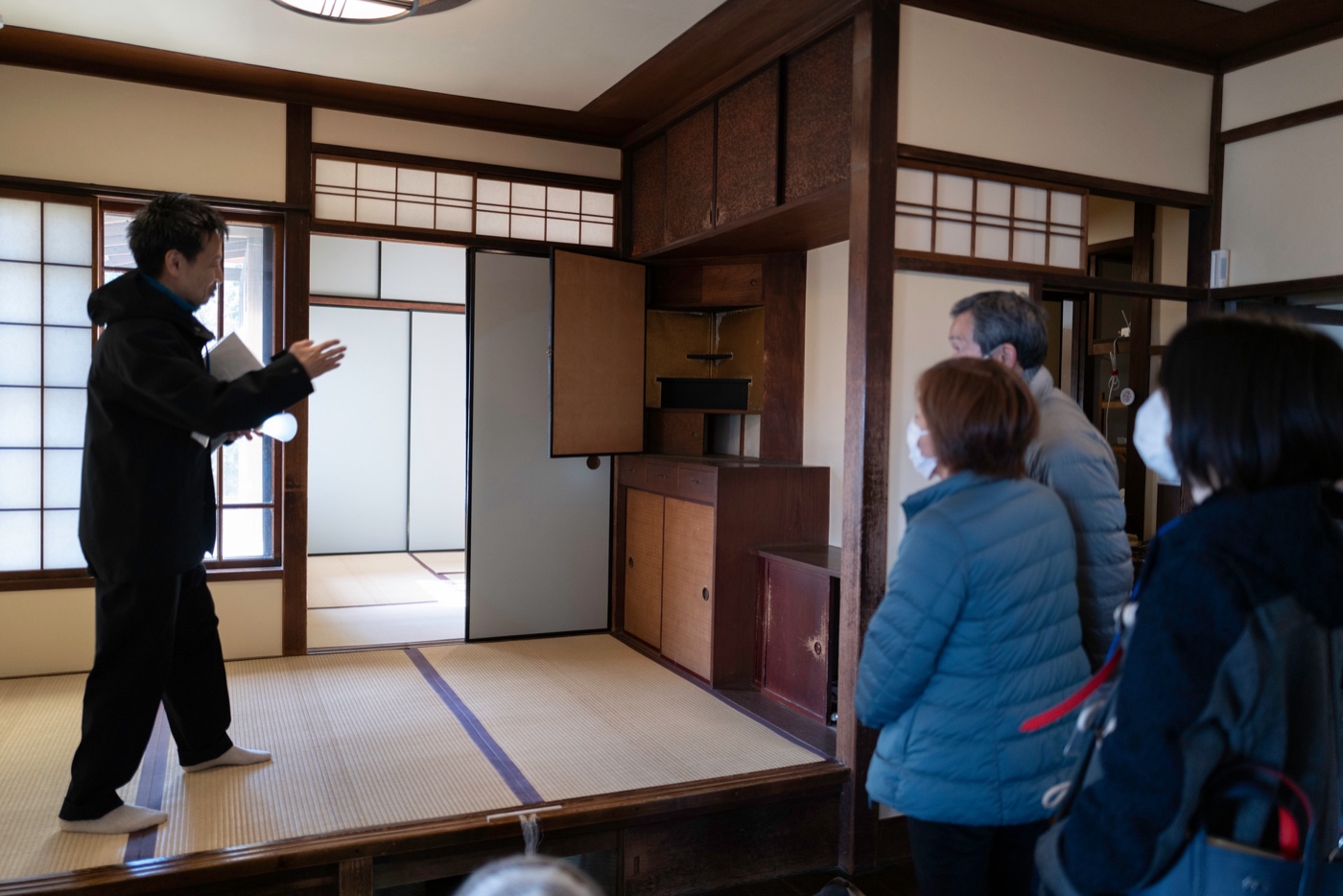 Chochikukyo house interior, Oyamazaki