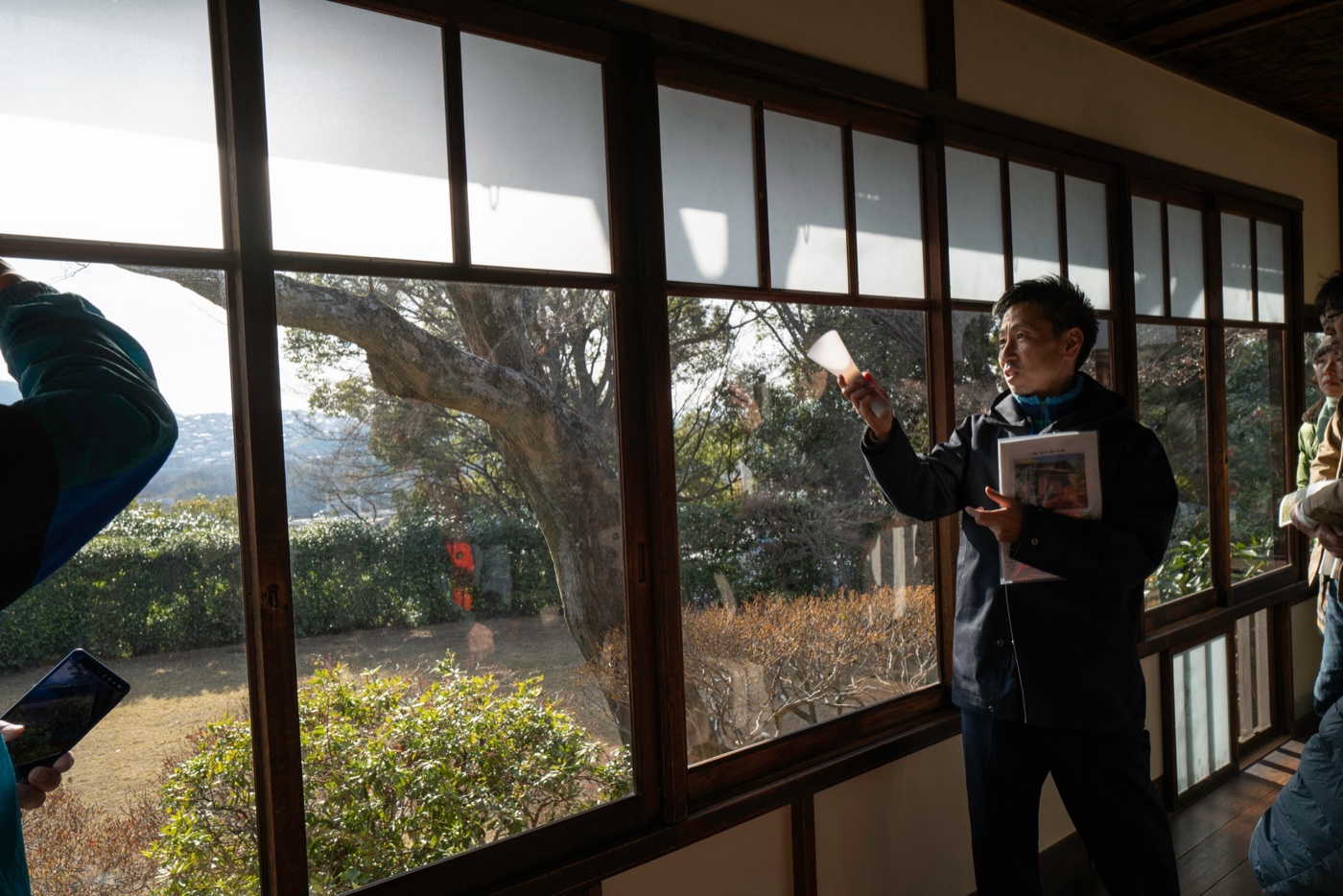 Chochikukyo house garden view, Oyamazaki