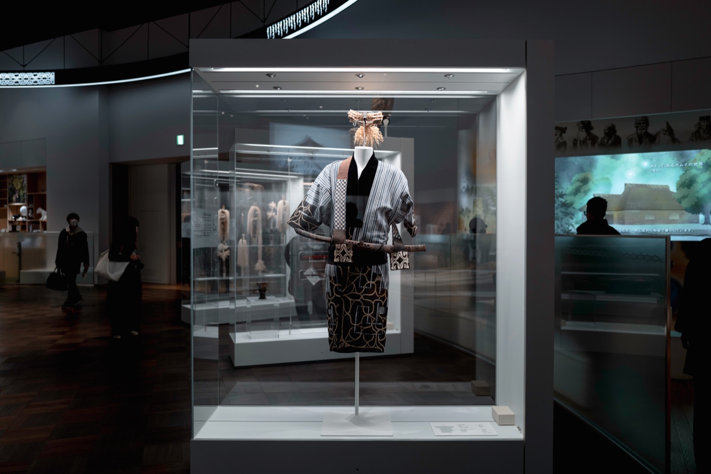 Ainu museum exhibits