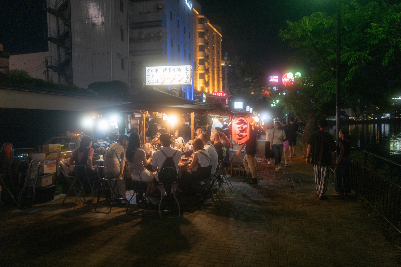 Fukuoka street scene, Kyushu